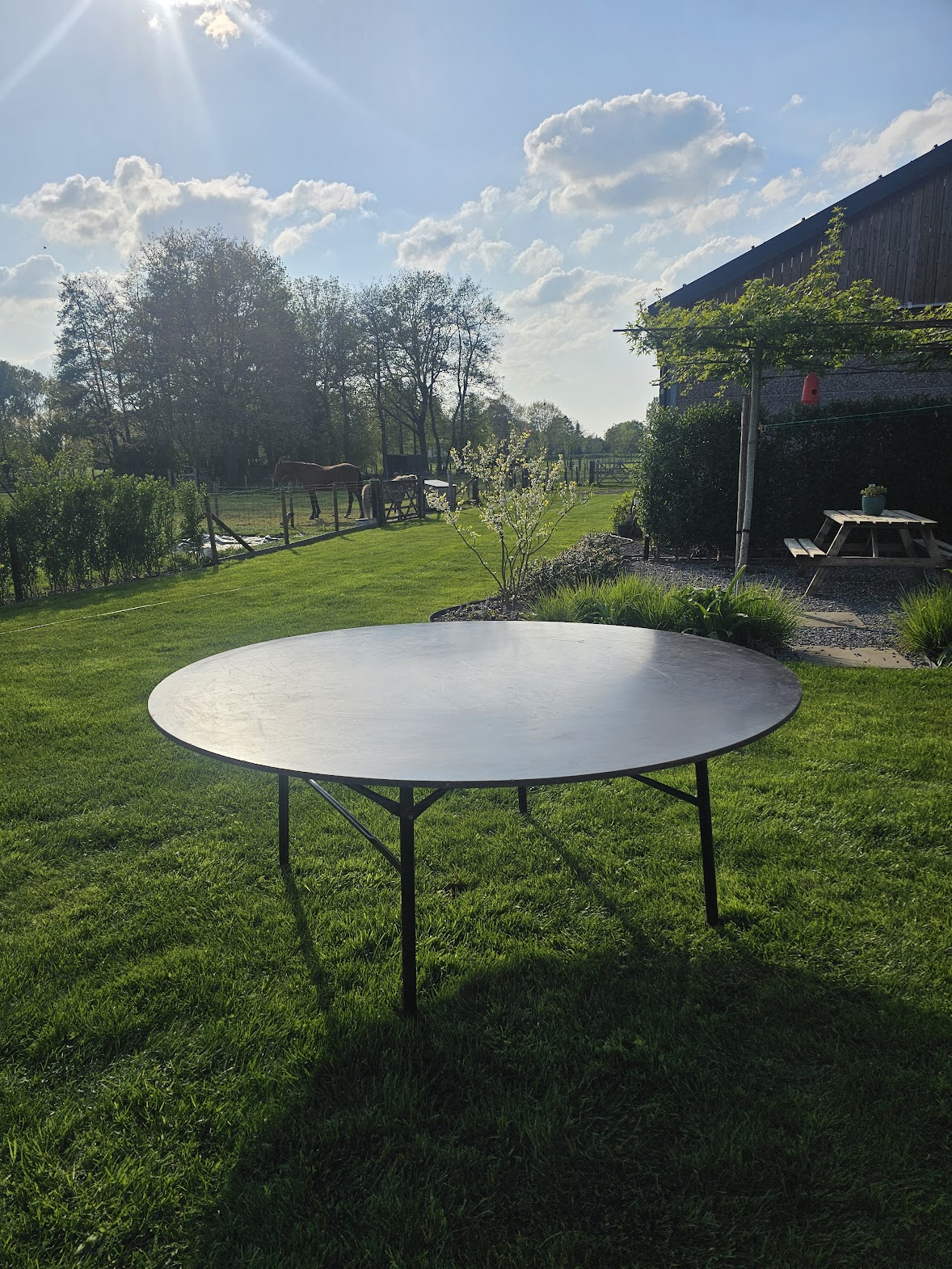 180cm, 10 personen